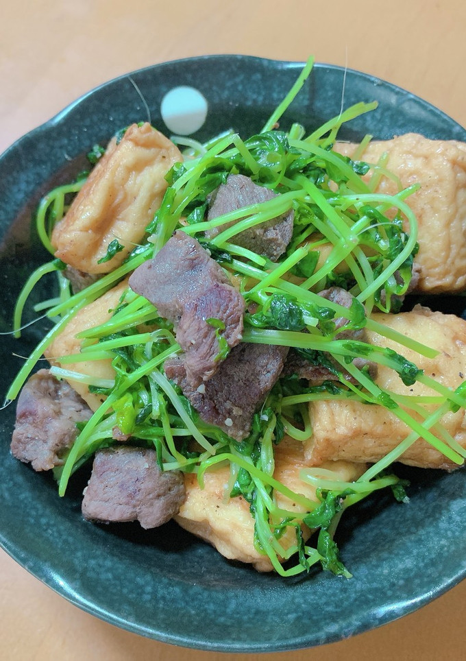 炒めるだけの豆苗おつまみ♡レシピ投稿祭-レシピのメイン写真