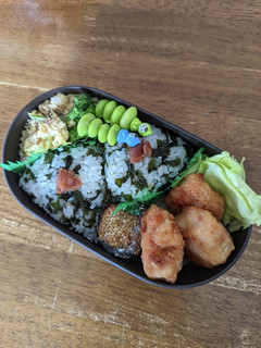 JK☆梅ワカメおにぎり弁当♪-レシピのメイン写真