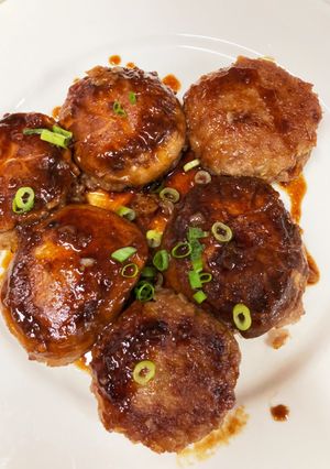 でっかいしいたけの肉詰め(^^♪-レシピのメイン写真