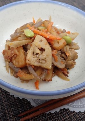 【給食】かみかみ五目きんぴら-レシピのメイン写真