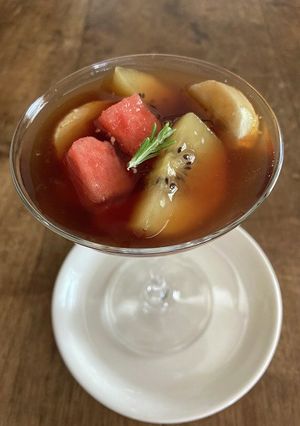 紅茶で　冷製キウイ入り本葛フリュイ-レシピのメイン写真