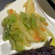 空芯菜の茎(固め)のかき揚げ