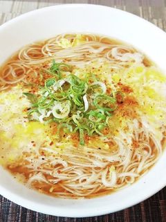 超簡単!玉子とじ(かきたま)にゅうめん!-レシピのメイン写真