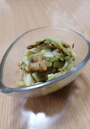 キャベツのマヨ炒め♪サバ味噌カレー風味-レシピのメイン写真
