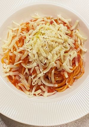 トマトとチーズたっぷりのワンポットパスタ-レシピのメイン写真