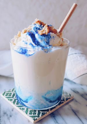 レモンクリームチーズケーキ　ブルーラテ-レシピのメイン写真