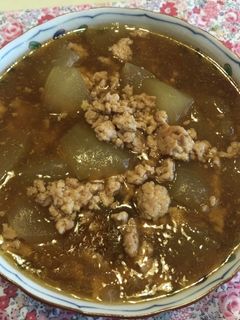 冷たくひんやりと冬瓜の鶏そぼろあんかけ-レシピのメイン写真