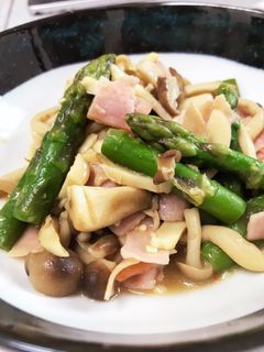 きのことアスパラのバター炒め-レシピのメイン写真