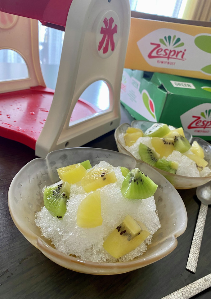 夏のキウイかき氷-レシピのメイン写真