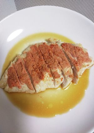 鶏むね肉の明太子焼き-レシピのメイン写真