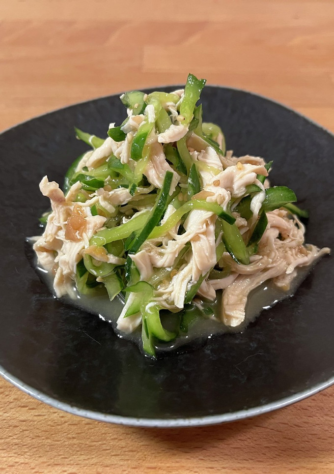 ささみとキュウリの和え物-レシピのメイン写真