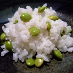 1人前でも　レンチン枝豆御飯-レシピのメイン写真