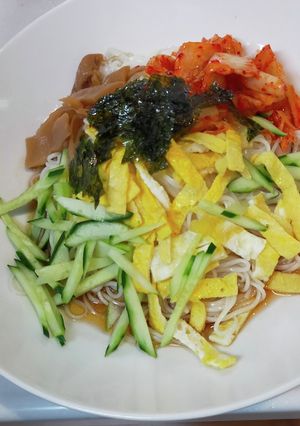 キムチそうめん-レシピのメイン写真