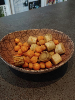 ごぼうとひよこ豆の甘辛焼き-レシピのメイン写真