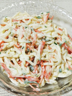 祖母から伝わる♡我が家のうどんサラダ-レシピのメイン写真