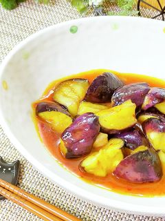 レンジで♪なすの辛味噌和え-レシピのメイン写真