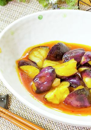 レンジで♪なすの辛味噌和え-レシピのメイン写真