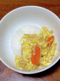 我が家の丼 切り干し大根の卵とじ丼-レシピのメイン写真
