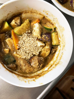 肉無豆腐茄子椎茸きな粉味噌炒味八宝菜風-レシピのメイン写真