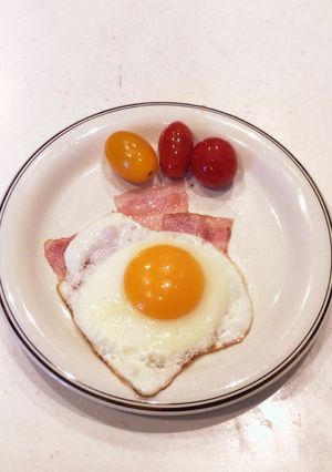 我が家の丼。玉子とベーコンバージョン-レシピのメイン写真