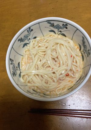 全てがどうでもいい時の坦々麺風うどん-レシピのメイン写真