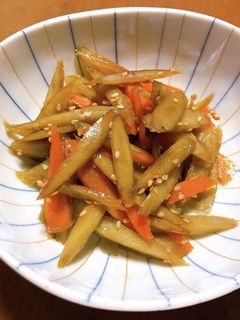 簡単柔らかきんぴらごぼう-レシピのメイン写真