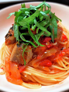 簡単!イワシの醤油煮缶トマトソースパスタ-レシピのメイン写真