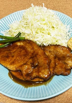 グラム100円の豚肉を最高のトンテキに！-レシピのメイン写真