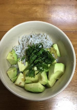 我が家の丼 アボカド＆しらすの煎り酒丼-レシピのメイン写真