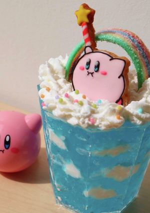 青空ゼリーの虹パフェ-レシピのメイン写真
