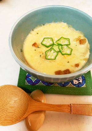 オニオンスープで茶碗蒸し♪レンジで簡単-レシピのメイン写真