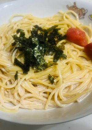 ごはんにあう明太子ソースで食べるパスタ-レシピのメイン写真