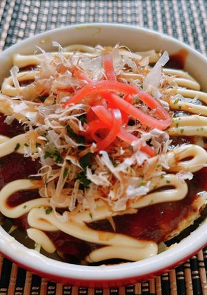 ☆レンジで簡単!オートミールお好み焼き☆-レシピのメイン写真