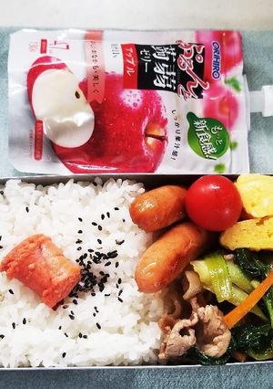 野菜炒め弁当(8.22)-レシピのメイン写真
