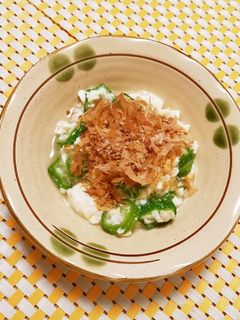 豆腐とオクラの白だし和え-レシピのメイン写真
