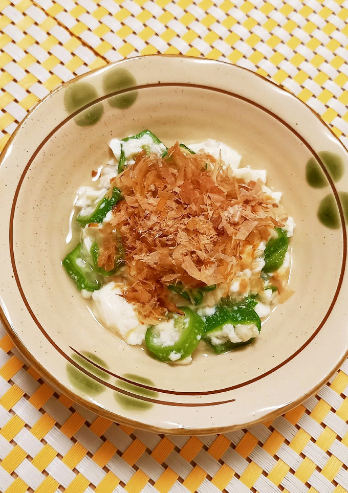 豆腐とオクラの白だし和え-レシピのメイン写真