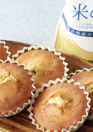 米粉のラムレーズンマドレーヌ　ＪＡ福井県-レシピのメイン写真