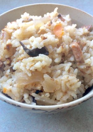 おでんの残りで 炊き込みご飯-レシピのメイン写真