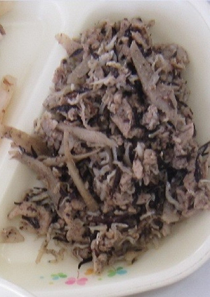 学校給食レシピ♪豚肉のしぐれ煮-レシピのメイン写真