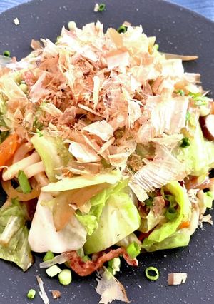 あごだしの風味豊かな焼きうどん-レシピのメイン写真
