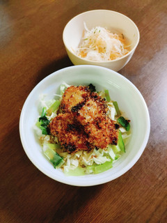 大根サラダの豚かつ丼☆ソースマヨ味-レシピのメイン写真