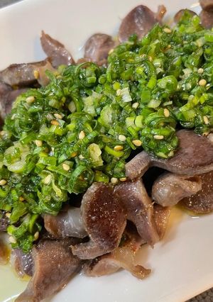 砂肝のネギ塩ダレ乗せ-レシピのメイン写真