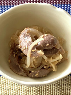 砂肝(砂ずり)の味付きポン酢和え-レシピのメイン写真