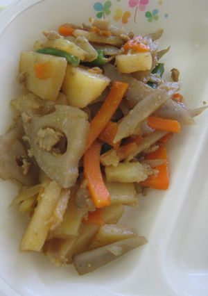 学校給食レシピ♪かわりきんぴら-レシピのメイン写真