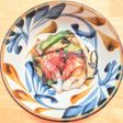 ナスとキュウリと竹輪の酢味噌と塩昆布あえ