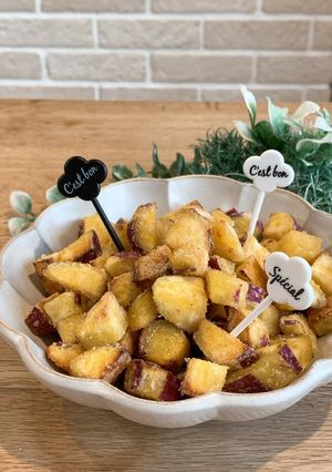 米粉で＊コロコロ薩摩芋のコンソメ風味-レシピのメイン写真
