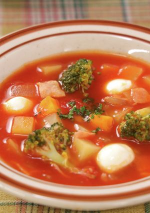 たっぷり野菜のチーズミネストローネ-レシピのメイン写真