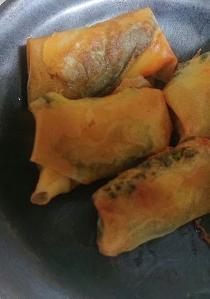 アジ&ゴーヤ&チーズミニ春巻-レシピのメイン写真