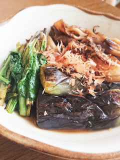 小松菜ナス舞茸の焼浸し-レシピのメイン写真