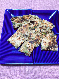余った餃子の具チヂミ-レシピのメイン写真